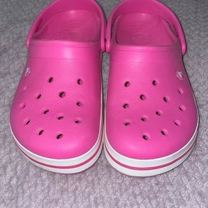 Pink Crocs